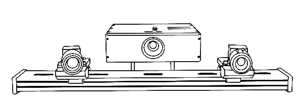 HDI Carbon Series flexible and portable 3D scanner Technical Illustration